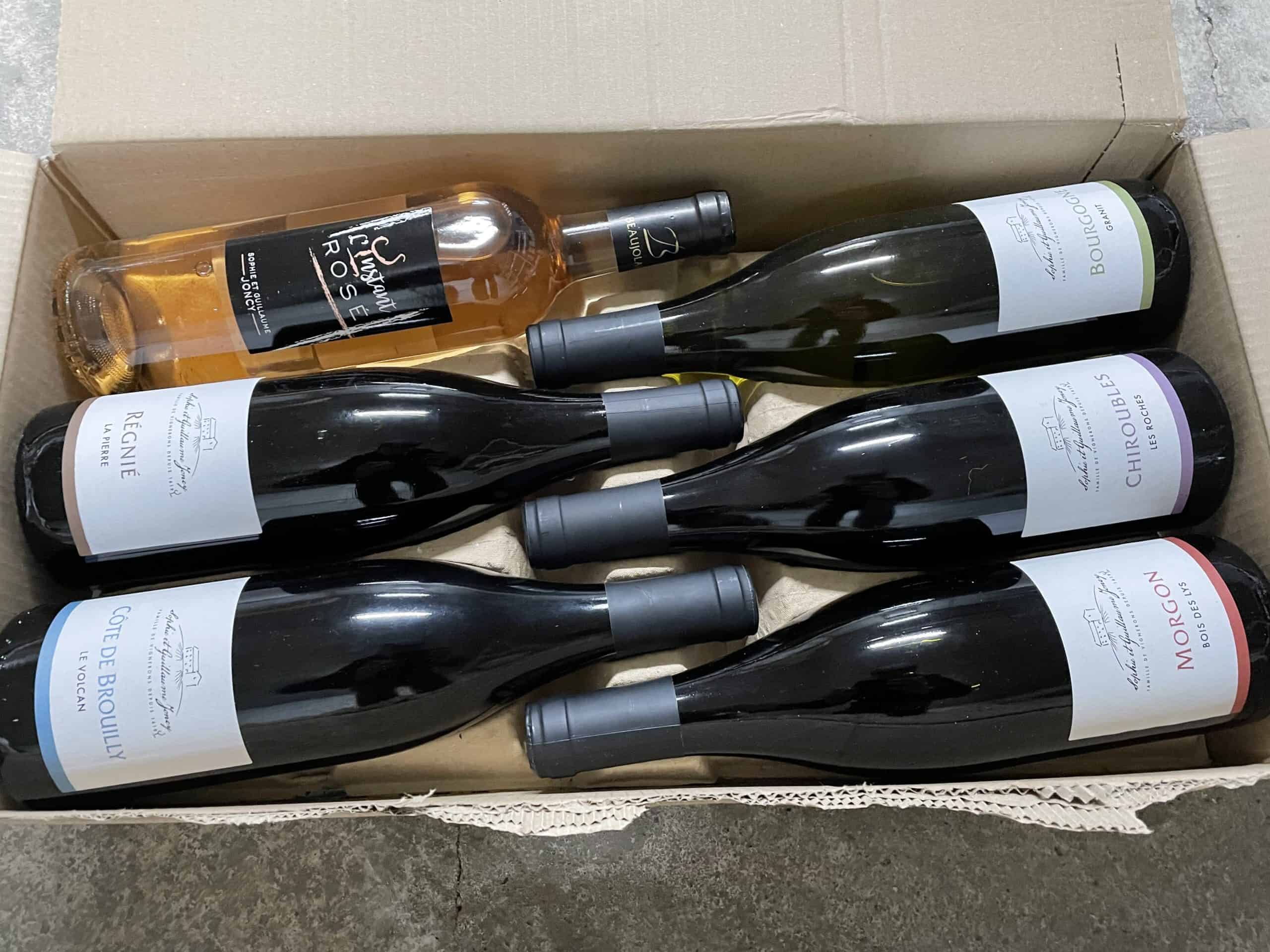 Domaine Joncy Beaujolais vinpakken